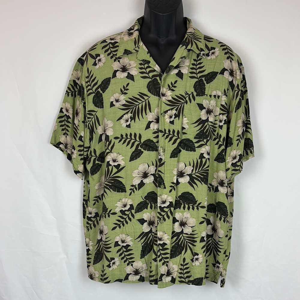 PURITAN Men's Size XL Hawaiian Shirt Beach Vacation Tiki Luau